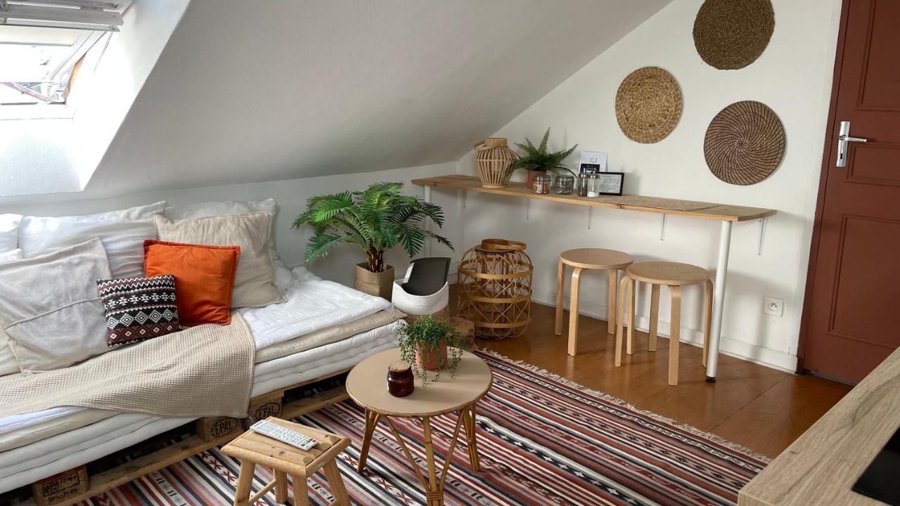Le Cosy Marnais, Centre Ville, Vue Cathedrale Reims Exterior foto